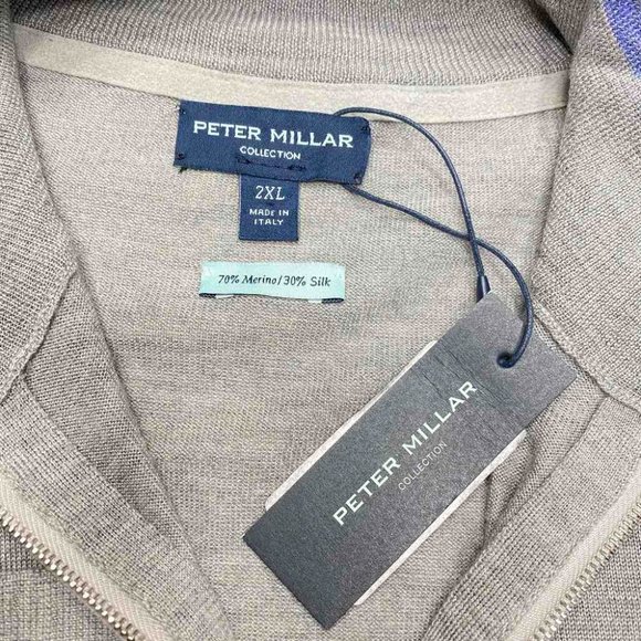 Peter Millar Golf Zip Sweater - Picture 5 of 6
